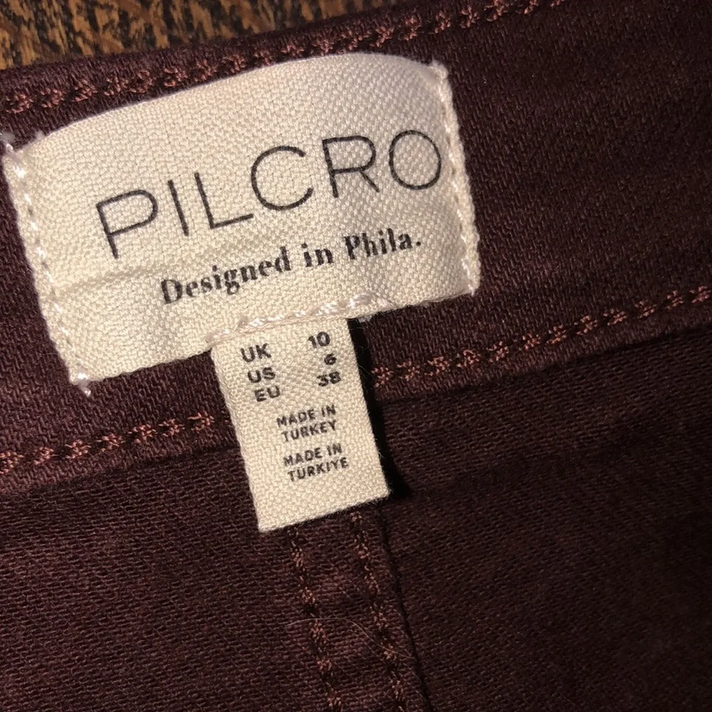 PILCRO faux leather maxi skirt size 6